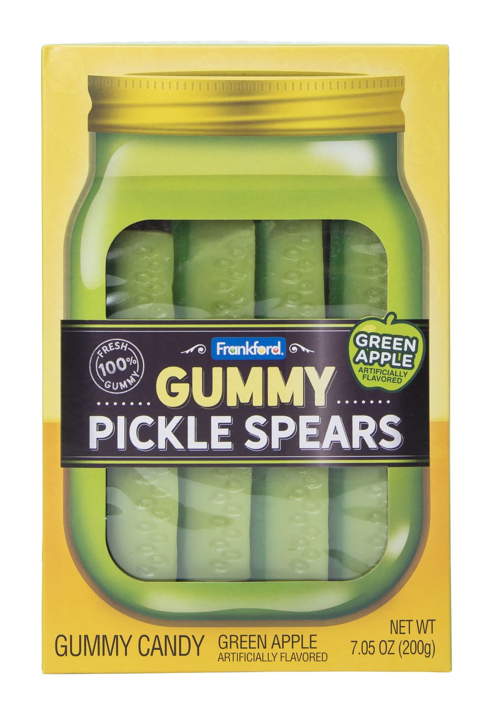 Frankford® Green Apple Gummy Pickle Spears 7.05oz