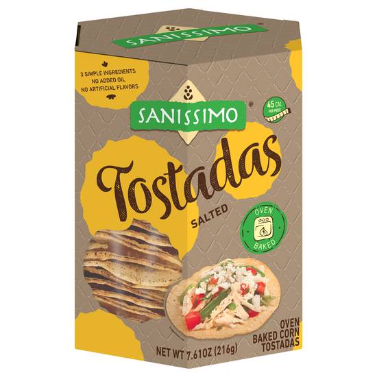 Sanissimo Tostadas Box ( salt flavored)