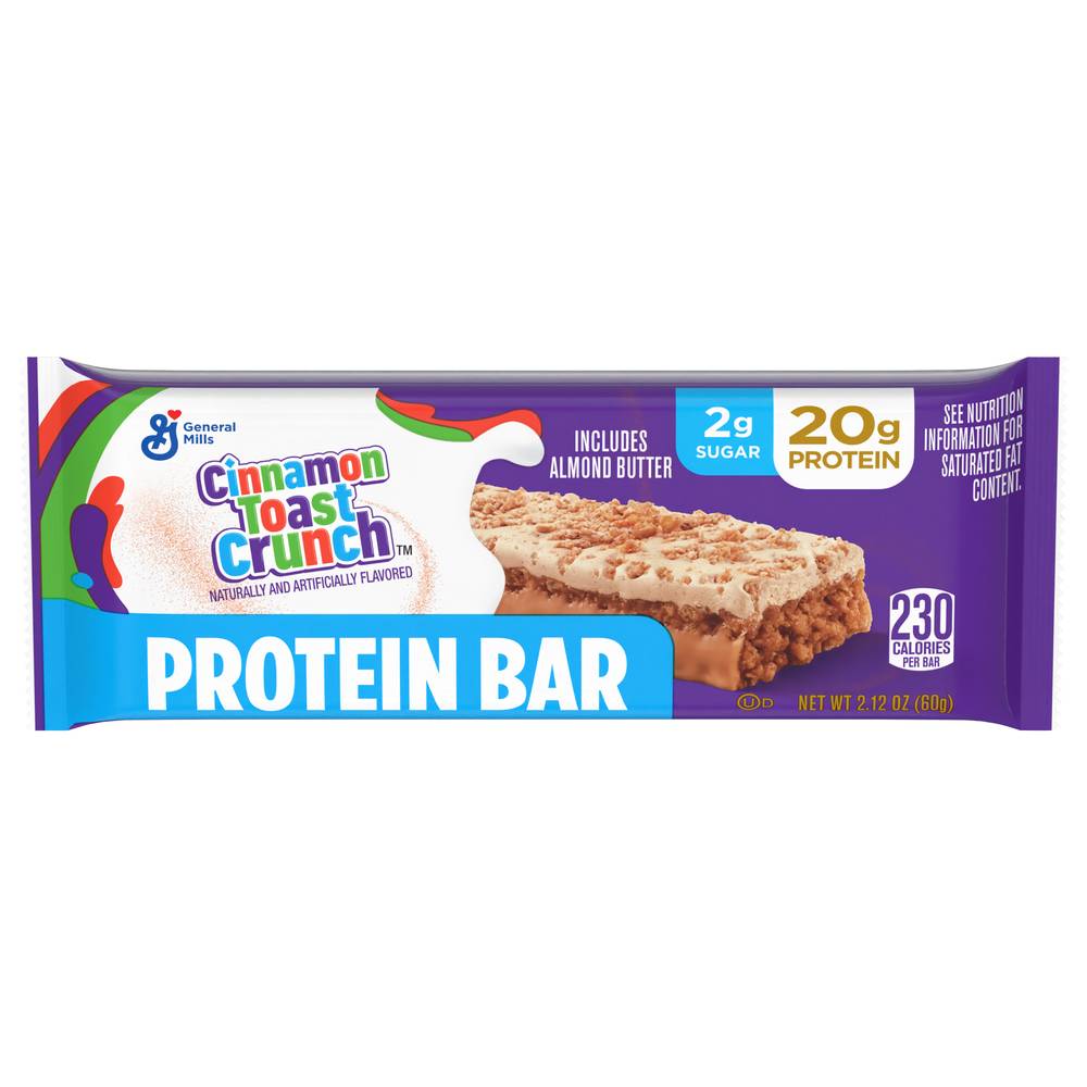 General Mills Cinnamon Toast Crunch Protein Bar (almond butter)