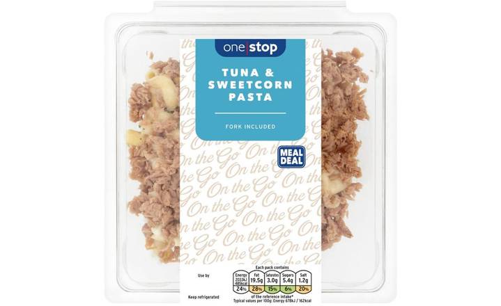One Stop Tuna & Sweetcorn Pasta 300g (393091) 