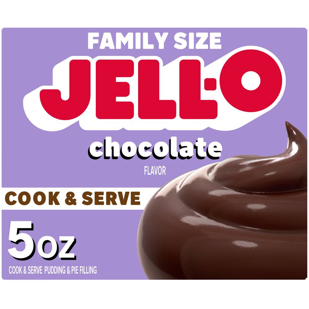 Jell-O Cook & Serve Chocolate Pudding & Pie Filling (5 oz)