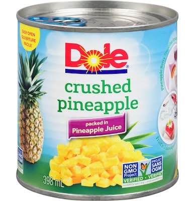 Dole Crushed Pineapple Juice (398 g)