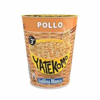 Fideos orientales con pollo Yatekomo Gallina Blanca 60 g.