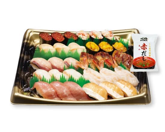 特上極旨セット　赤だし付　3人前