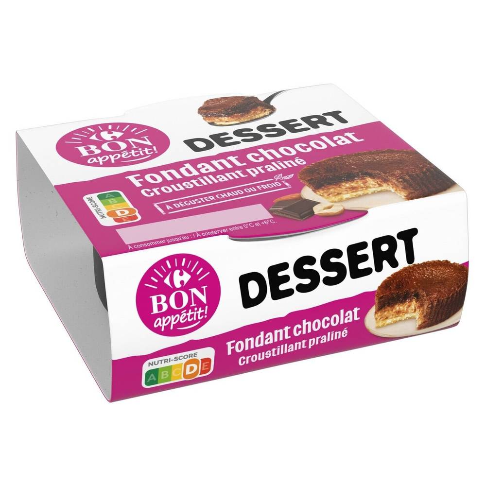 Carrefour Bon Appetit - Dessert fondant croustillant chocolat