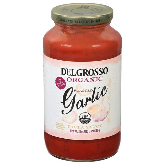 Delgrosso Gluten-Free Organic Roasted Garlic Pasta Sauce (24 oz)