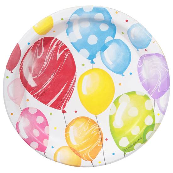 Balloon Bash Dessert Plates