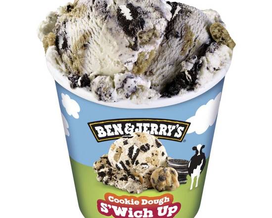 Ben & Jerry's Cookie Dough S'Wich Up Ice Cream 458ml