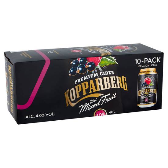 Kopparberg Premium Cider with Mixed Fruits 10x330ml