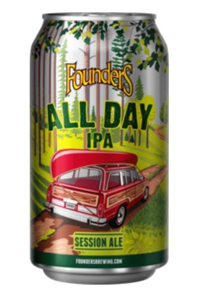 Founders All Day Ipa, Session Ipa Beer (6x 12oz cans)