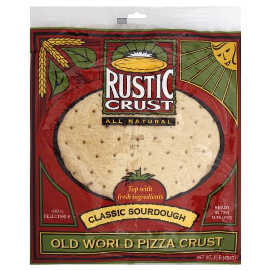 Rustic Crust Classic Sourdough Pizza Crust