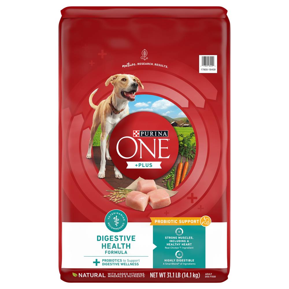 Purina One Dog Digestive Support +Plus Digestive Health Formula Natural Dry Dog Food