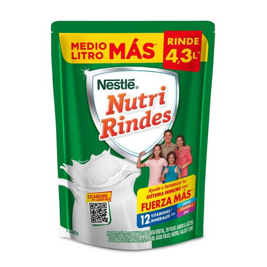 Nutri rindes leche en polvo (520 g)