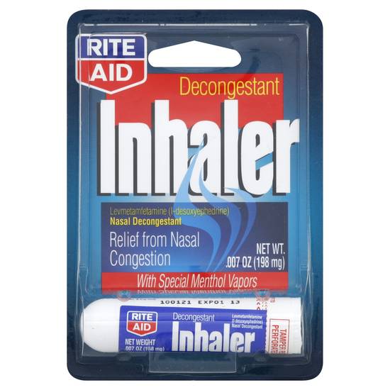 Rite Aid Inhaler Nasal Decongestant