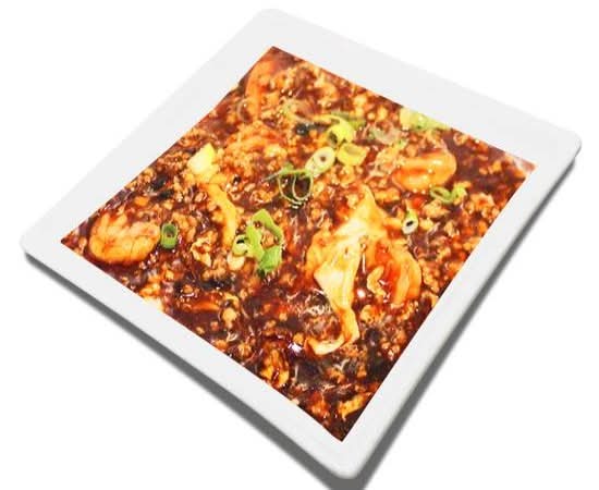 54. Crevettes et sauce à l'homard avec riz / Shrimps with Lobster Sauce and rice/ 虾龙料