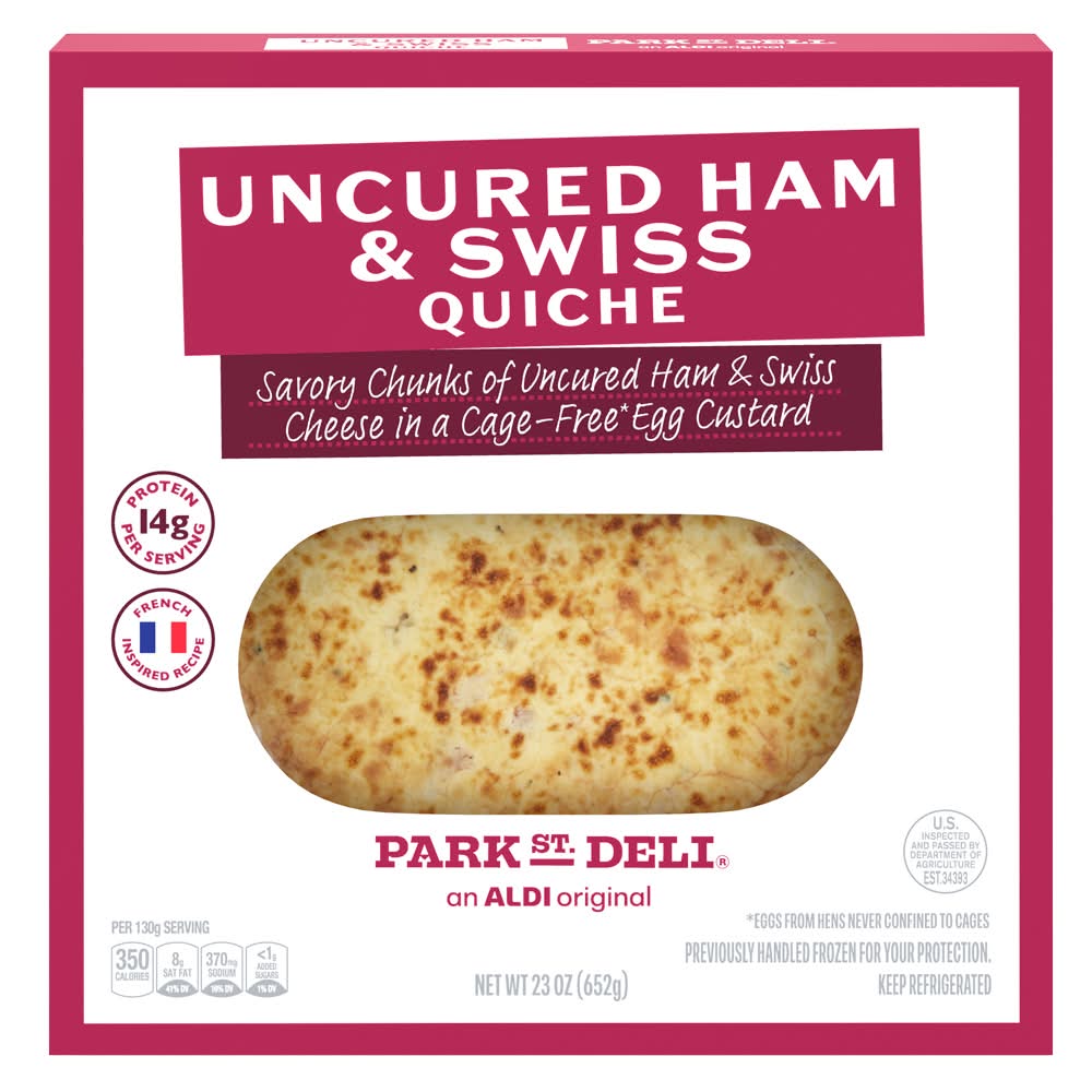Park Street Deli Ham & Swiss Quiche (23 oz)
