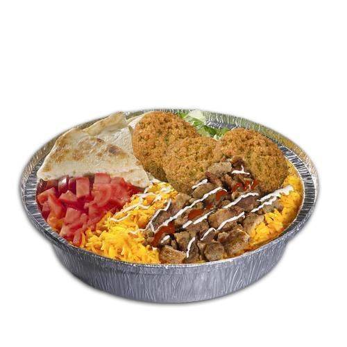 Regular Beef Gyro/Falafel Platter