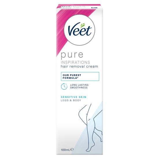 Veet Pure Hair Removal Cream Legs & Body Sensitive Skin (female)