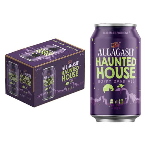 Allagash Haunted House Hoppy Dark Ale Beer, Coffee (6 x 12 fl oz)