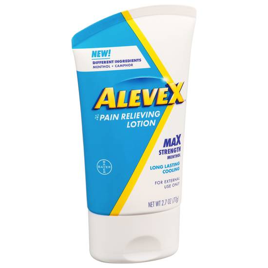 Alevex Max Strength Menthol Pain Relieving Lotion (2.7 oz)