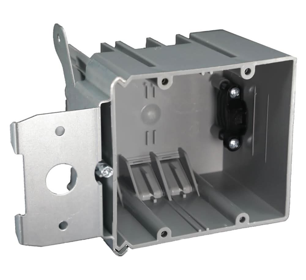 CANTEX 2 -Gang PVC New work Switch/Outlet Electrical Box