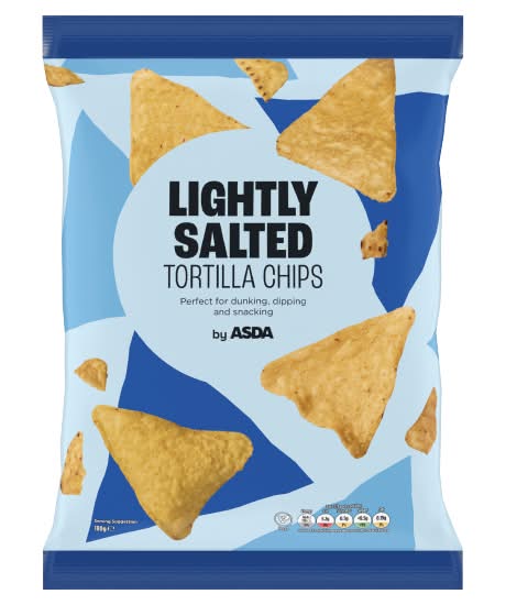 ASDA Lightly Salted Tortilla Chips (180g)