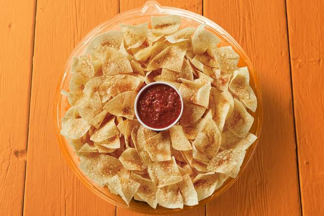 Chips & Arbol Chile Salsa Party Tray