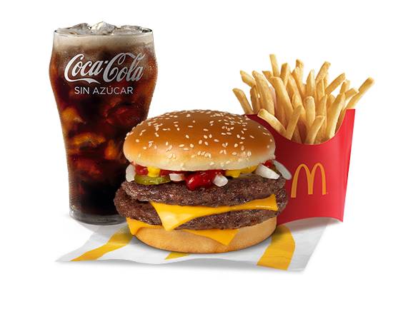 McMenú Cuarto de Libra Doble