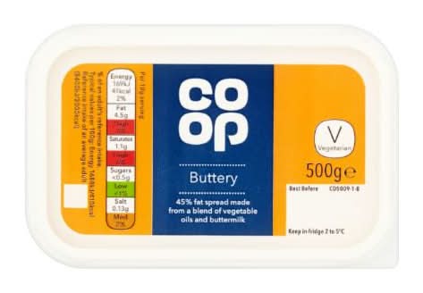 Co-op Buttery 500g