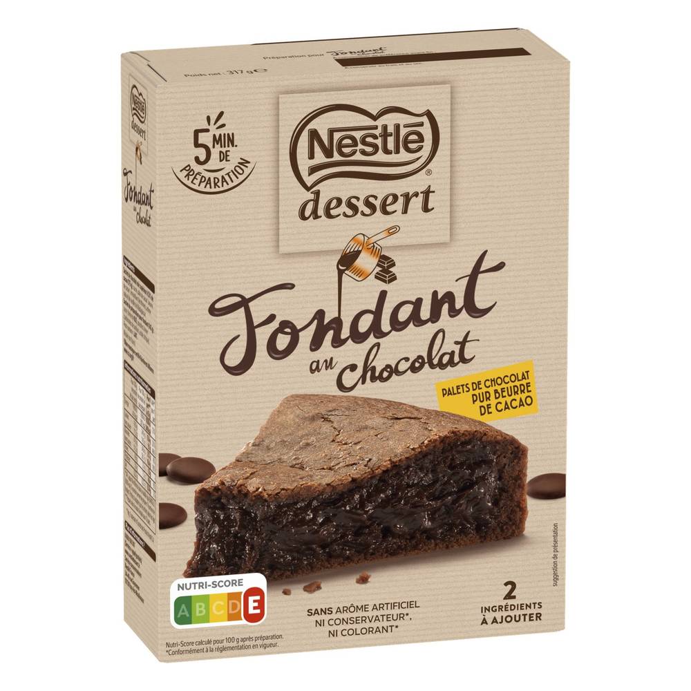 Nestlé dessert préparation fondant au chocolat