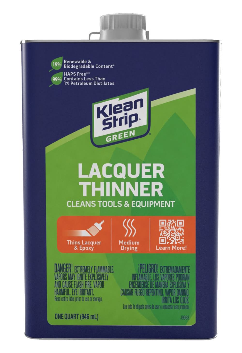 Klean Strip Green Lacquer Thinner 1 Qt