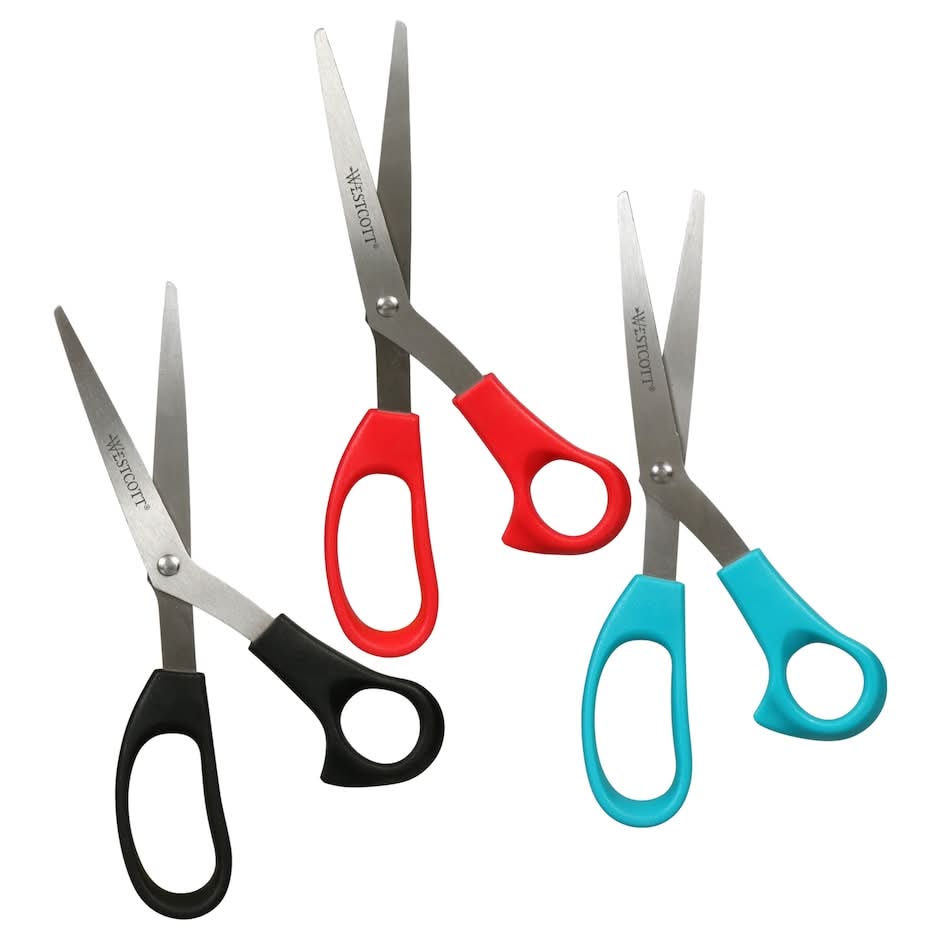 Westcott All-Purpose Scissors, 8 in (3 pack)
