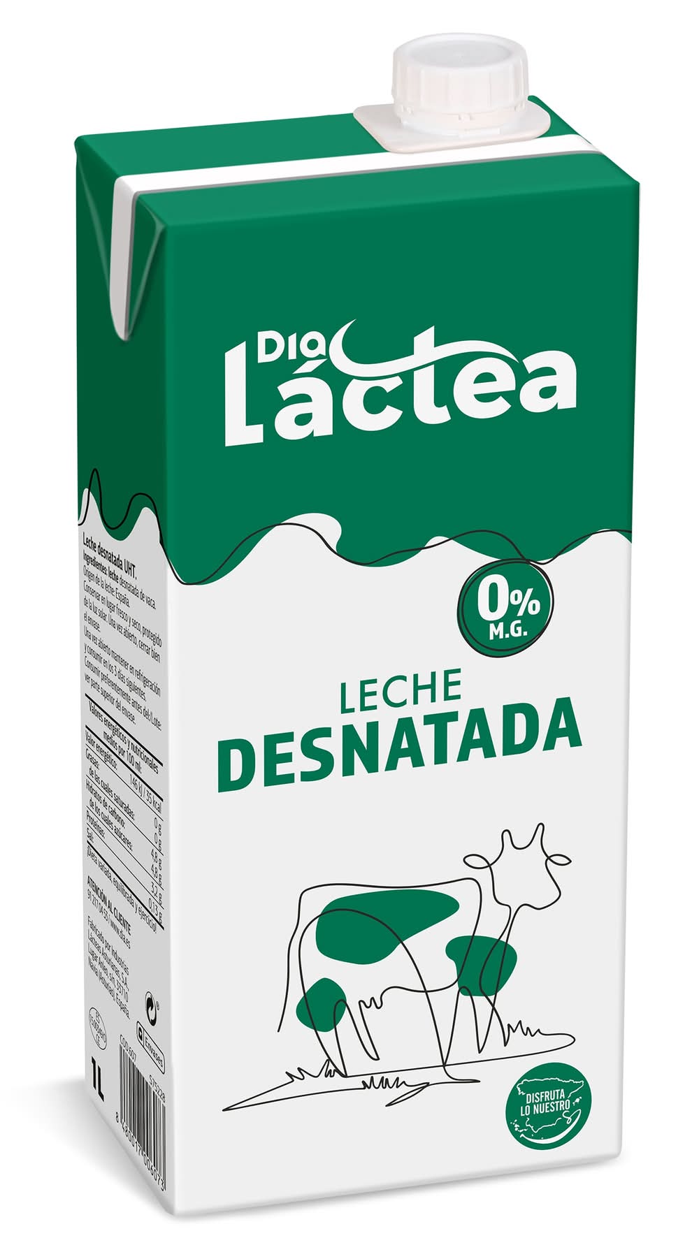 Leche Desnatada Dia Láctea Brik 1 L