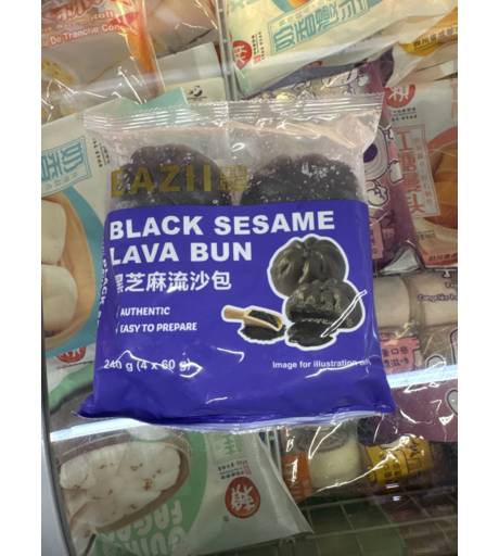 Eazii Black Sesame Lava Bun 240g