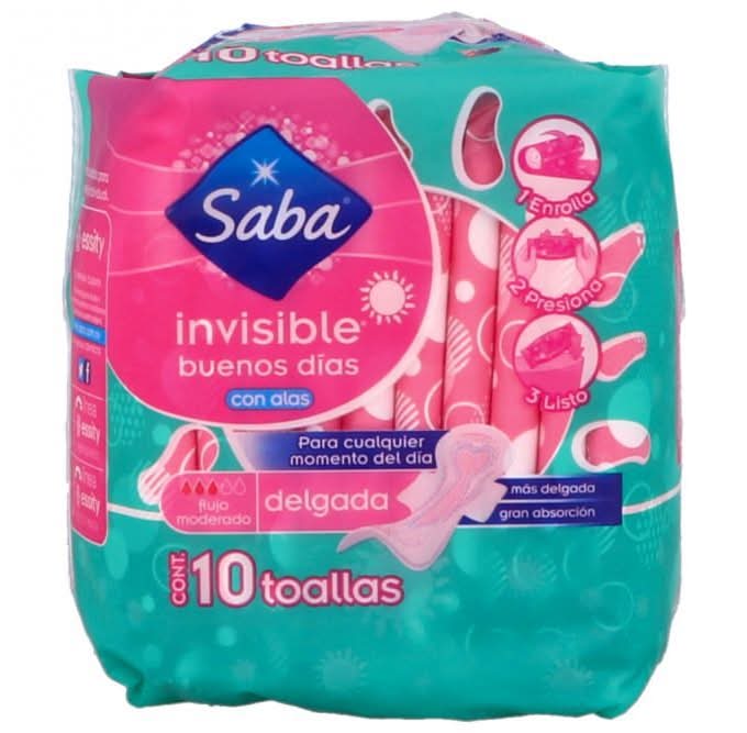 Saba · Toallas invisible buenos días con alas (274,59 g)