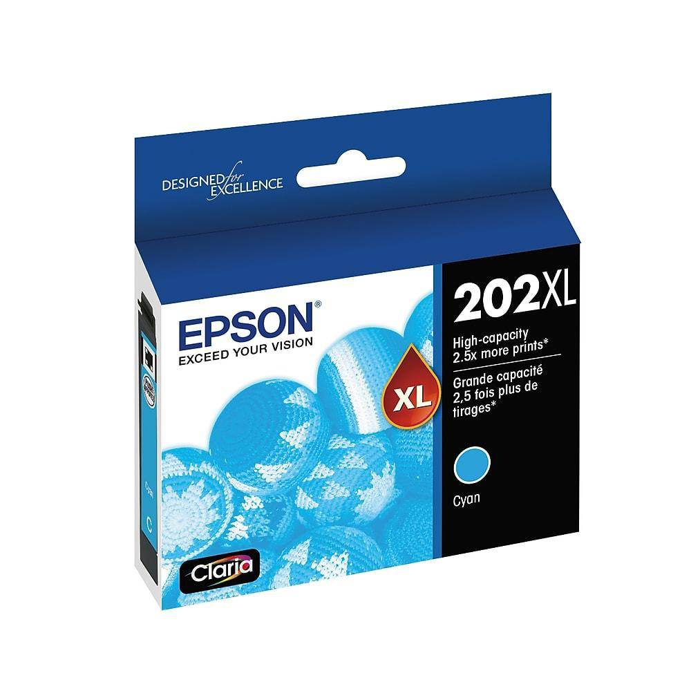 Epson T202xl Durabrite Ultra High Capacity Ink Cartridge, Cyan (t202xl220-s)