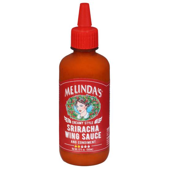 Melinda's Creamy Style Sriracha Wing Sauce and Condiment