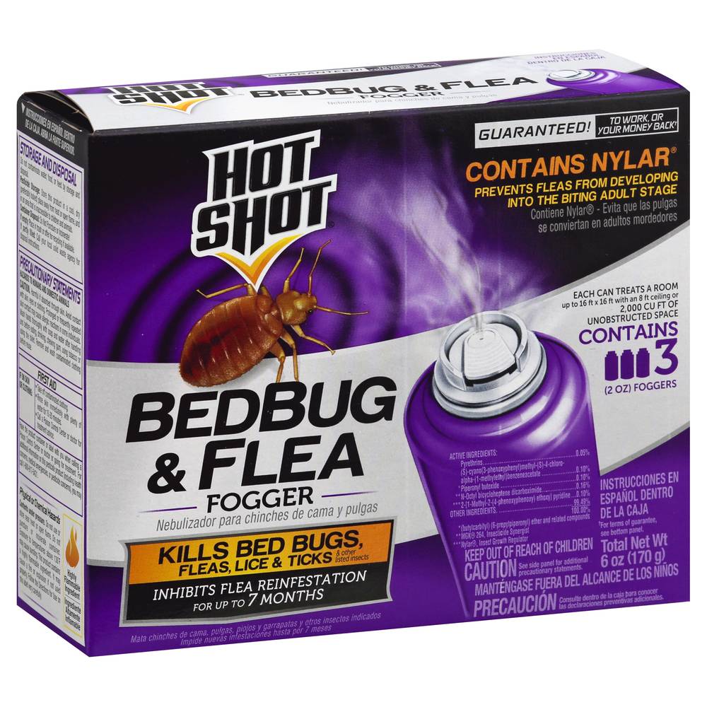 Hot Shot Bedbug and Flea Fogger (6 oz)