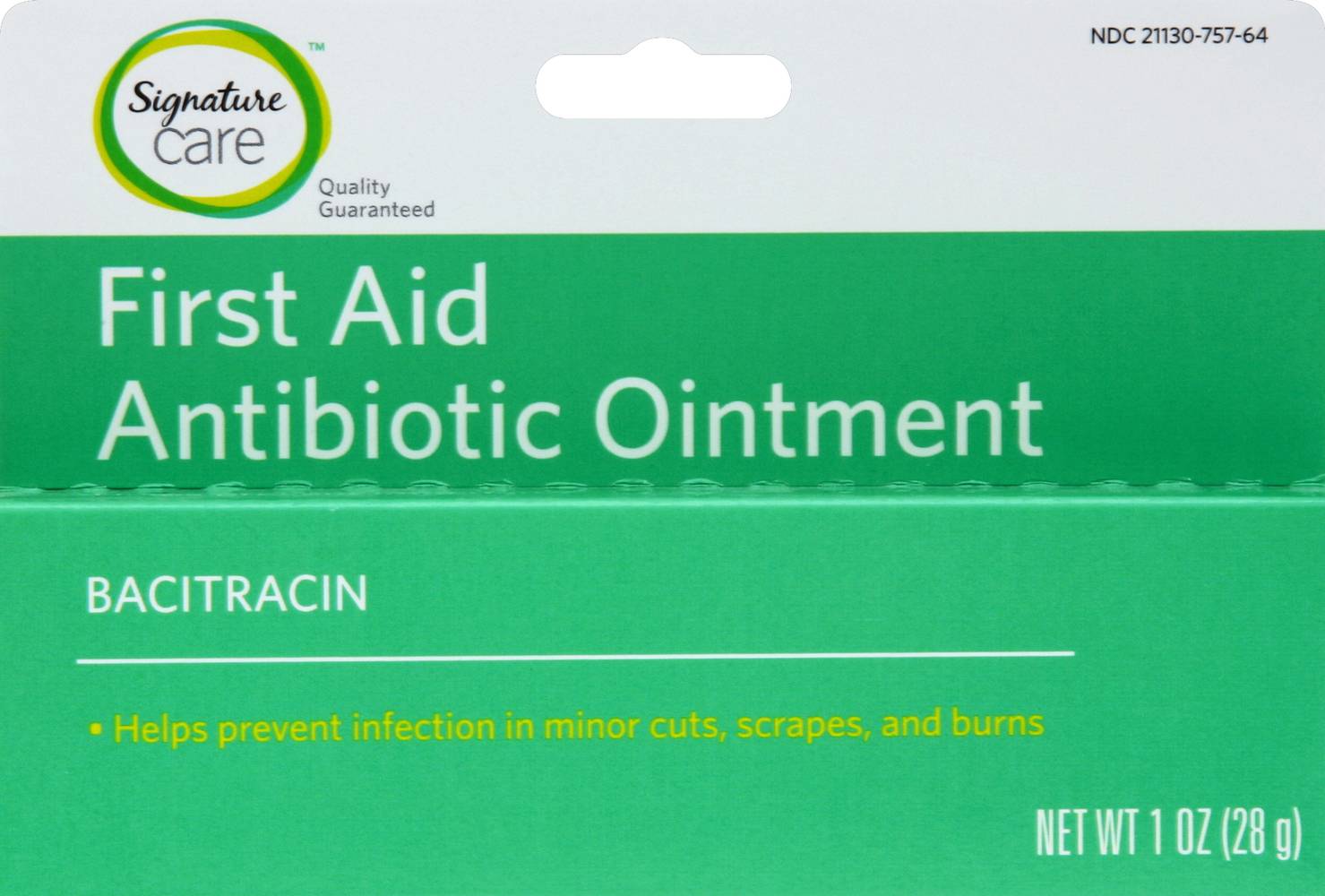 Signature Care Bacitracin Antibiotic Ointment (1 oz)