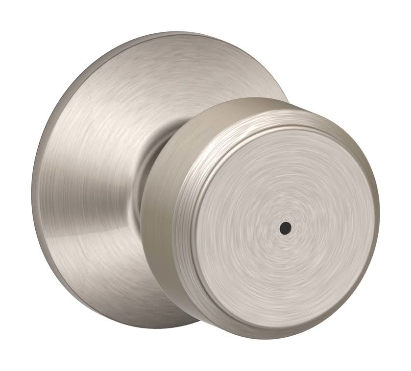 Schlage Bowery Satin Nickel Bed And Bath Knob