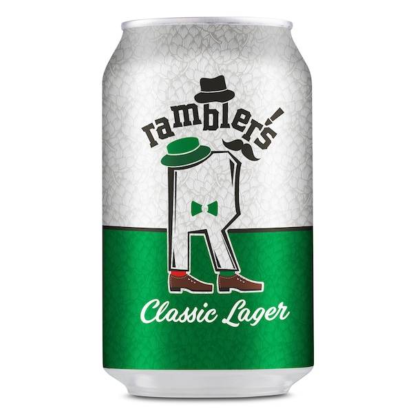 Cerveza lager Ramblers lata 33 cl