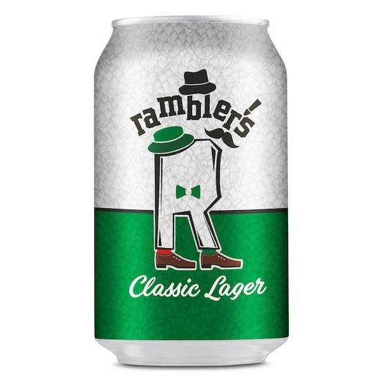 Cerveza lager Ramblers lata 33 cl