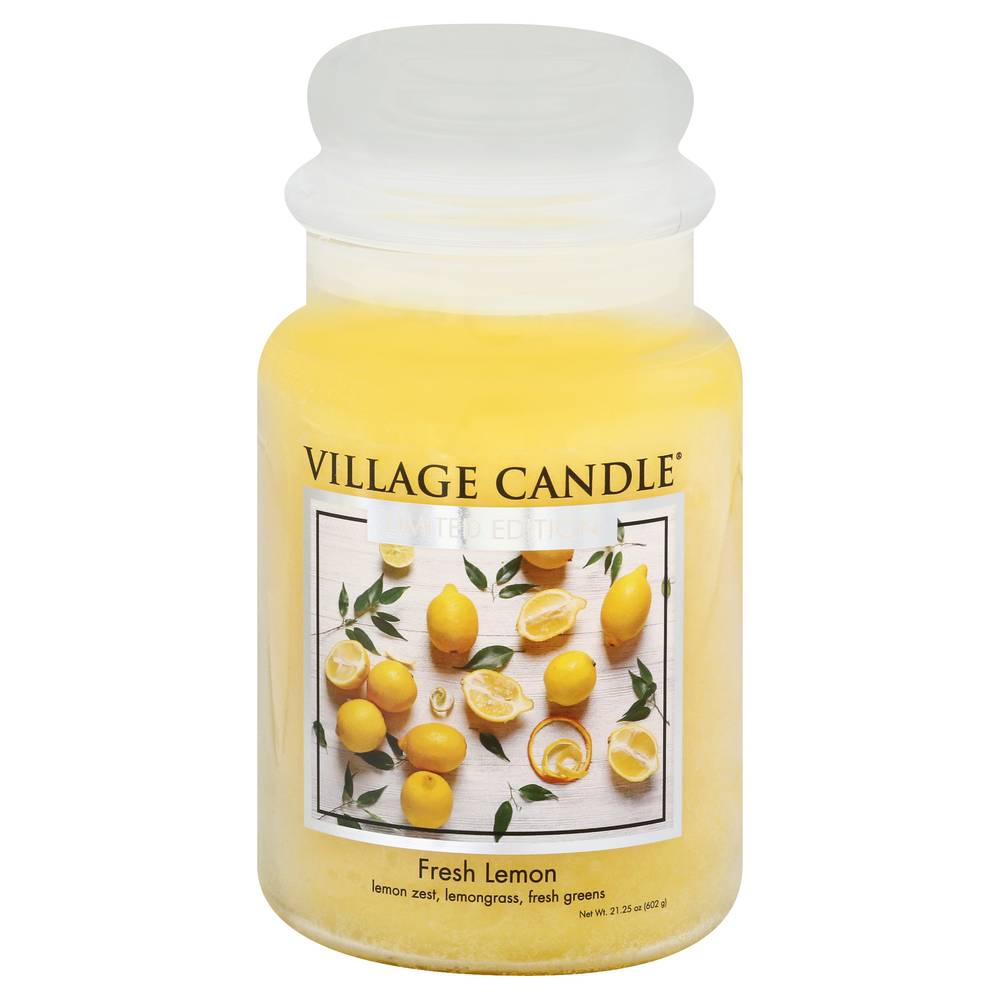 Village Candle Fresh Lemon Candle (1.33 lbs)