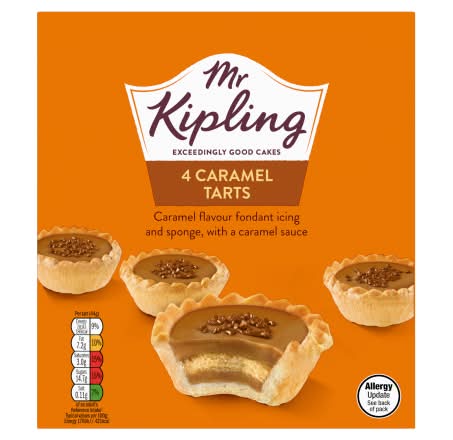 Mr Kipling Caramel Tarts (4 pack)