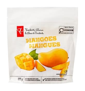 President's choice tranches de mangue séchées - dried mango slices