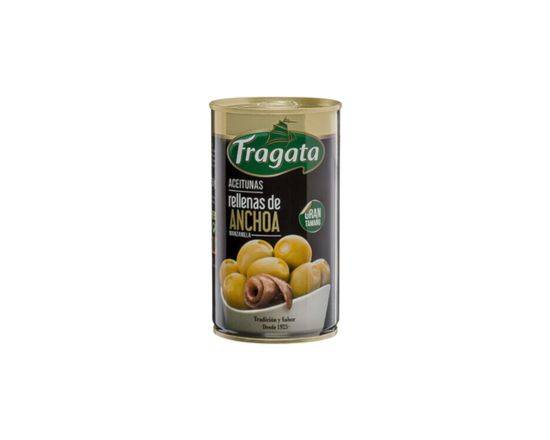 ACEITUNA VERDE RELLENAS DE ANCHOA FRAGATA 200 GR