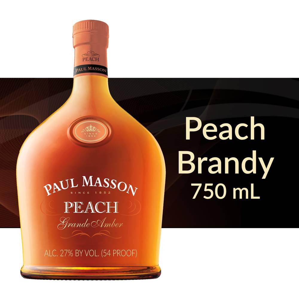 Paul Masson Grande Amber Brandy, Peach (750 ml)