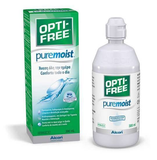Líquido Limpeza Lentes Contacto Opti-Free Puremoist emb. 300 ml