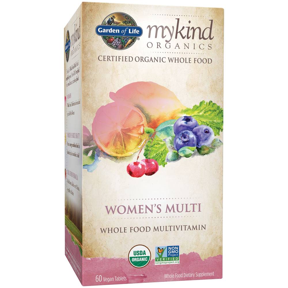 Mykind Organics Women’S Multi – Whole Food Multivitamin (60 Vegan Tablets)