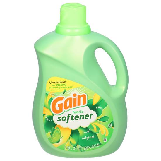 Gain +Aroma Boost Fabric Softener Original Laundry Liquid